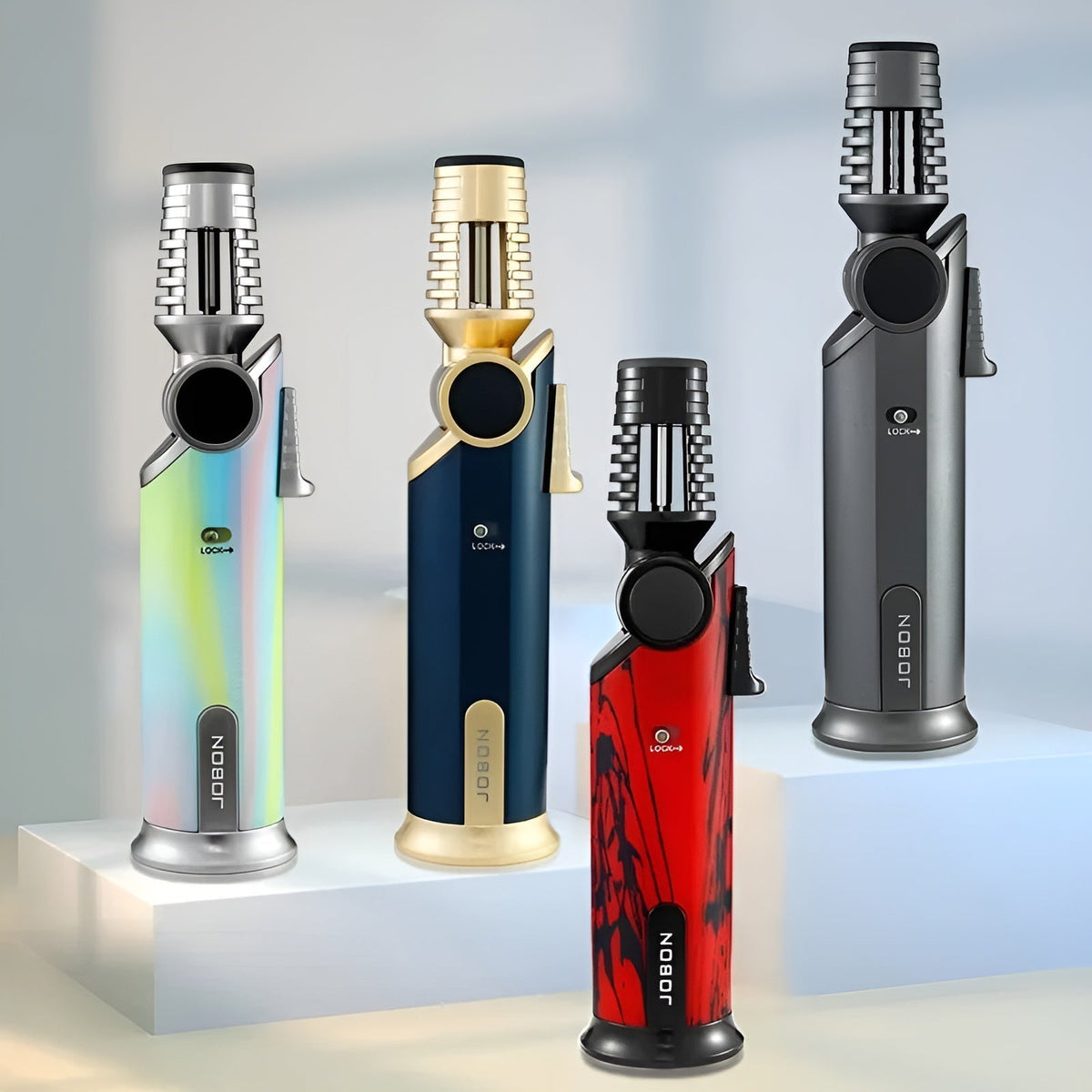 Adjustable High-Flame Metal Torch Lighter