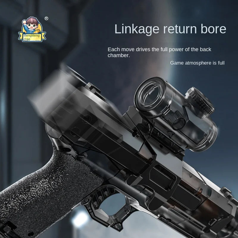 Electric Flame Effect Water Spray Blaster Toy Gun