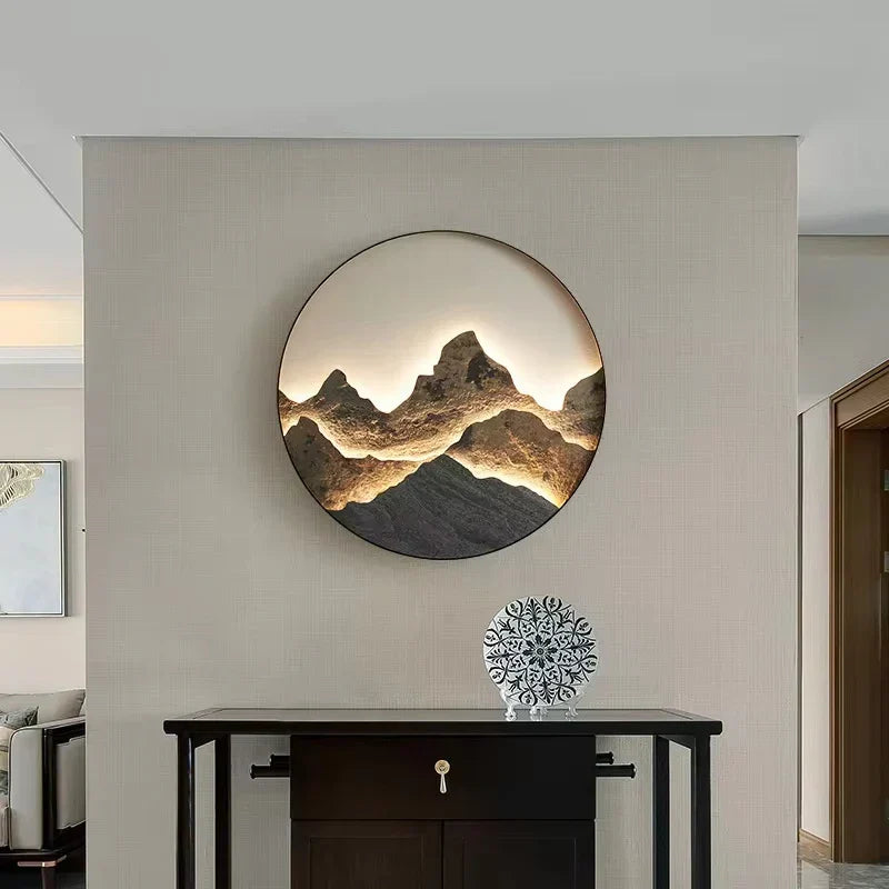 Zen-Inspired Landscape View Artsy Wall Decor