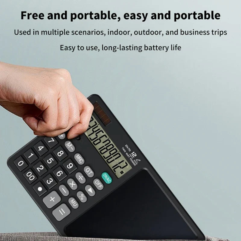 Portable Scientific LCD Notepad Calculator