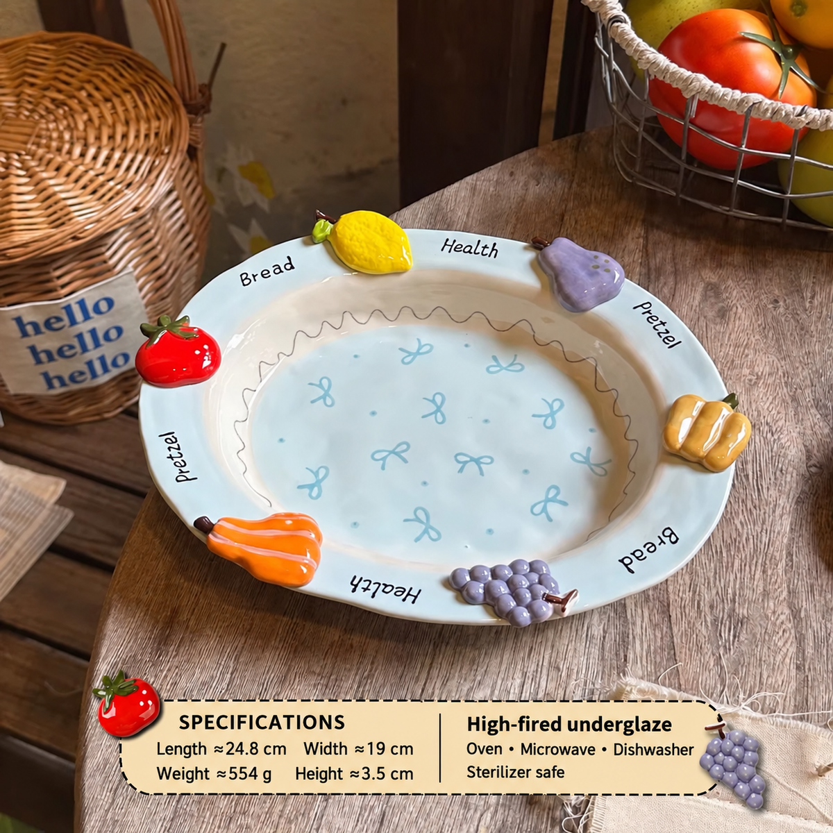 Harvest Charm Ceramic Dinnerware Collection