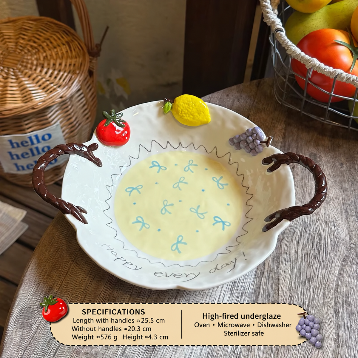 Harvest Charm Ceramic Dinnerware Collection