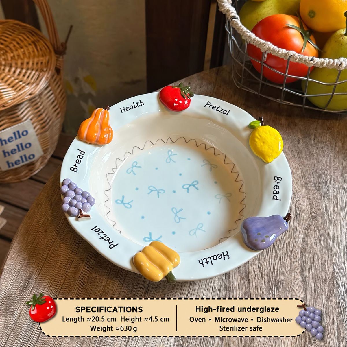 Harvest Charm Ceramic Dinnerware Collection