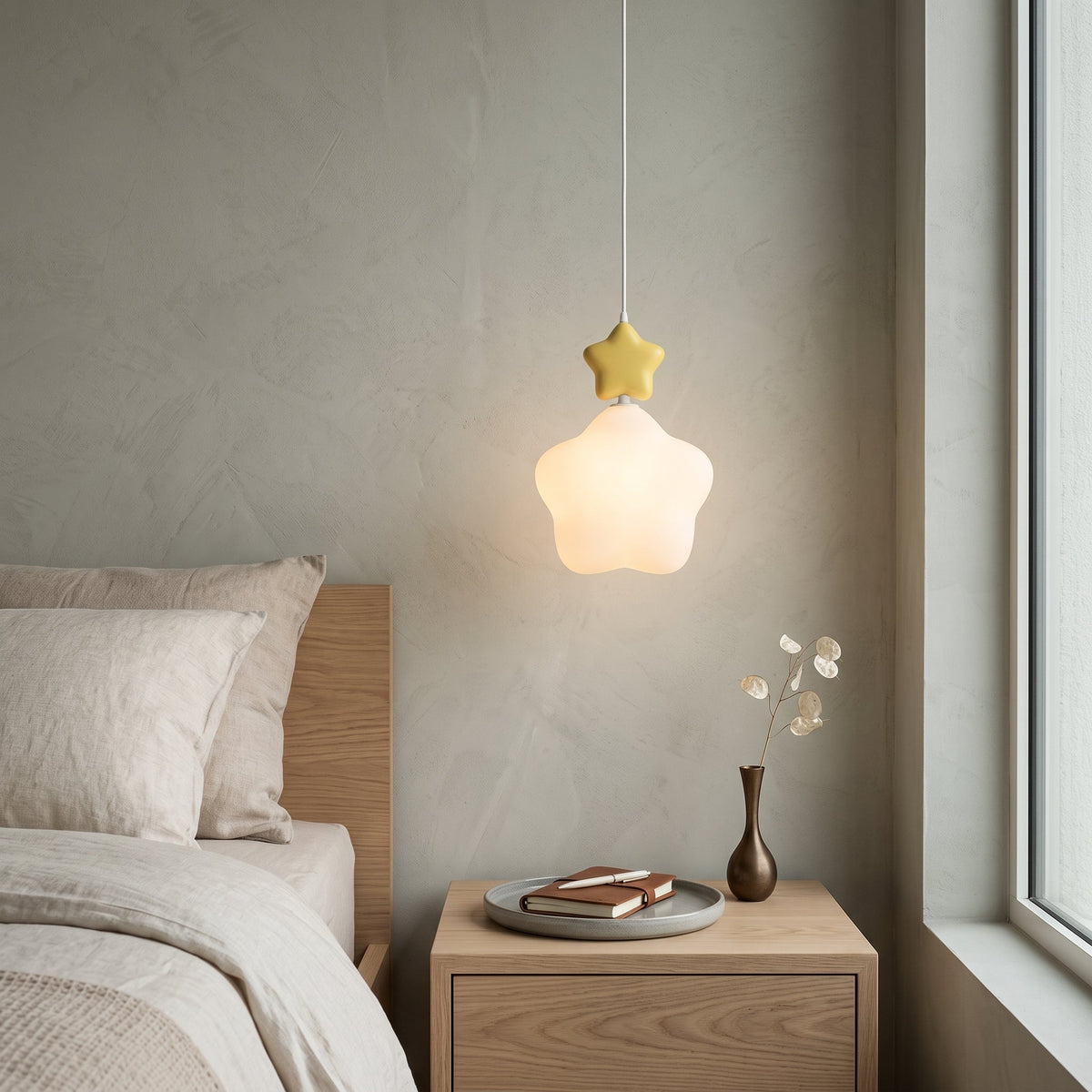 Starfall Soft Glow Pendant Night Light