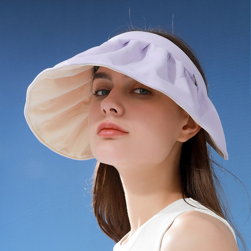 Multifunctional Foldable Shell Headband Beach Hat