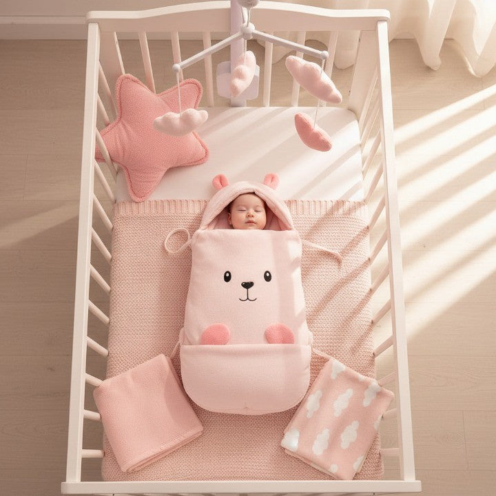 Cozy Mood Cartoon Infant Winter Sleep Bag