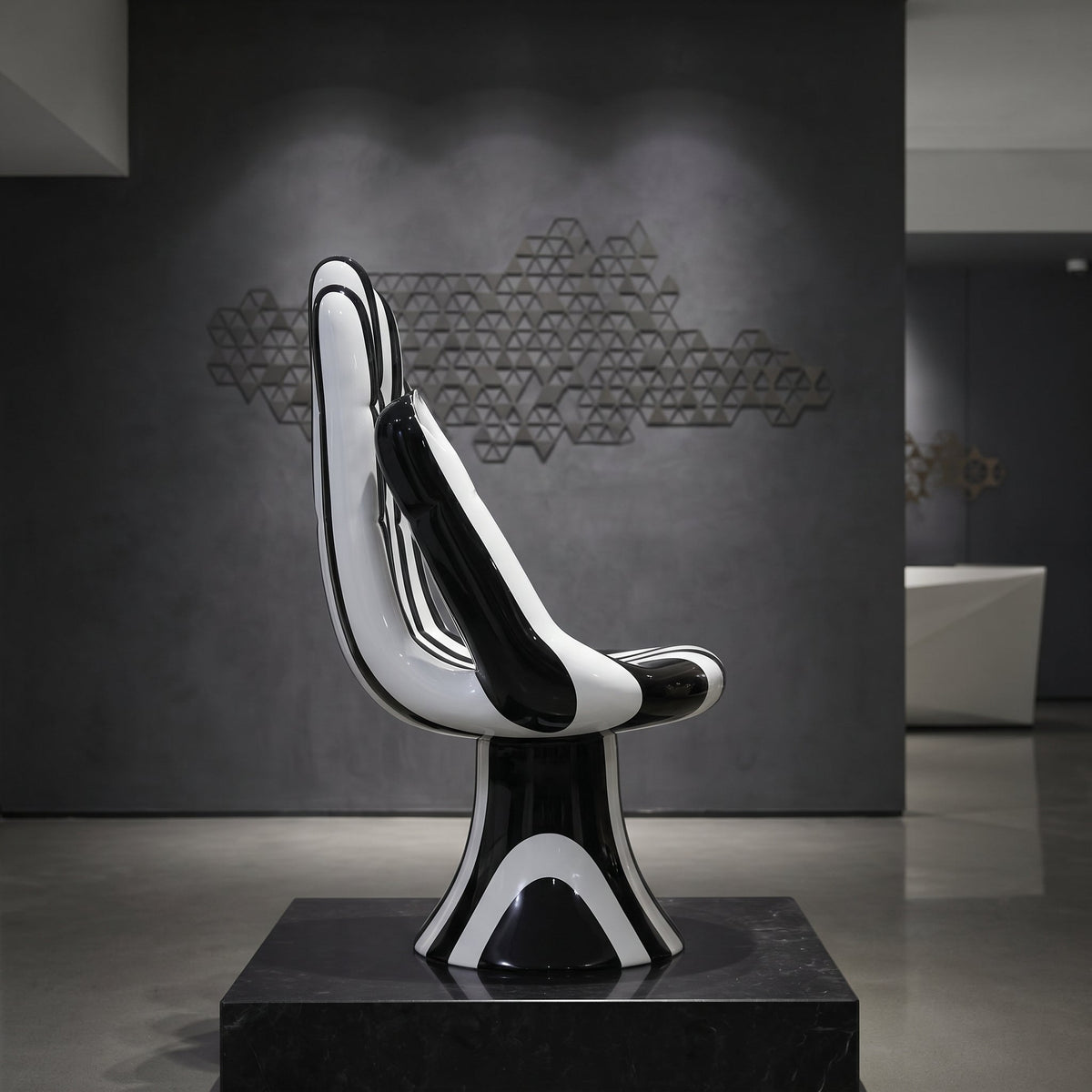 Artistic Hand-Shaped Lounge Chair