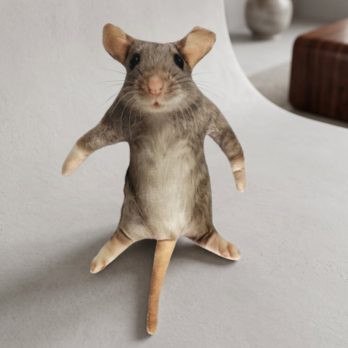 Cheese-dream Plush Mouse Cubicle Buddy Toy