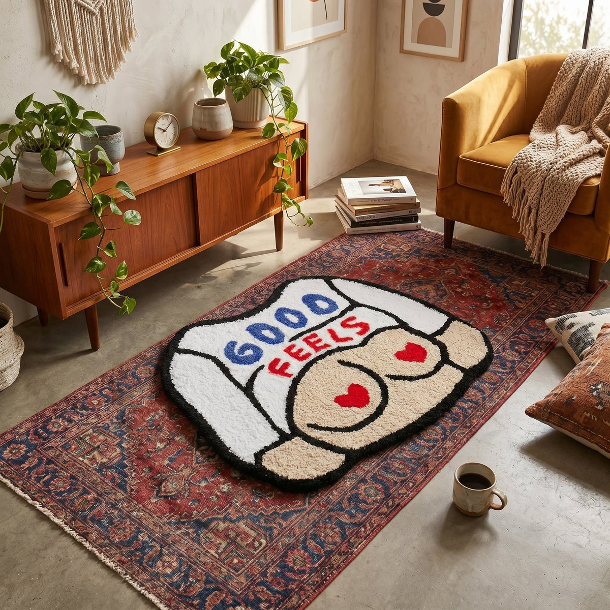Good Feels Body Art Tufted Rug