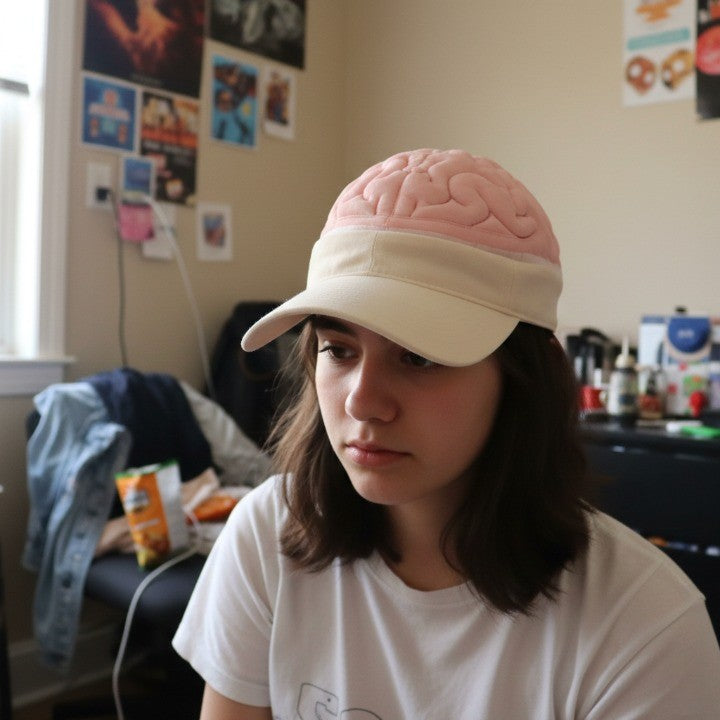 Hidden IQ Brain Hat
