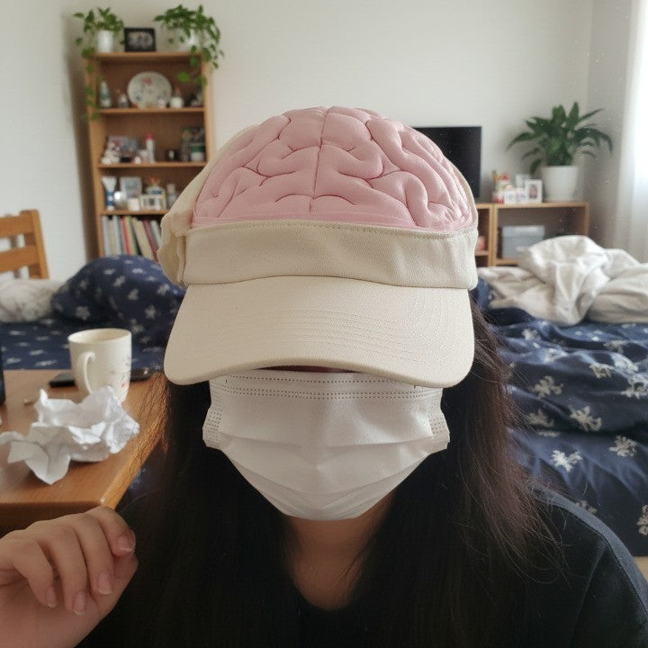 Hidden IQ Brain Hat
