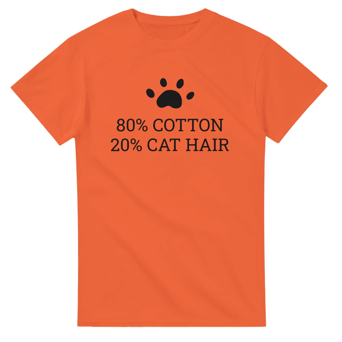 80% Cotton 20% Cat Hair Creative T-Shirt