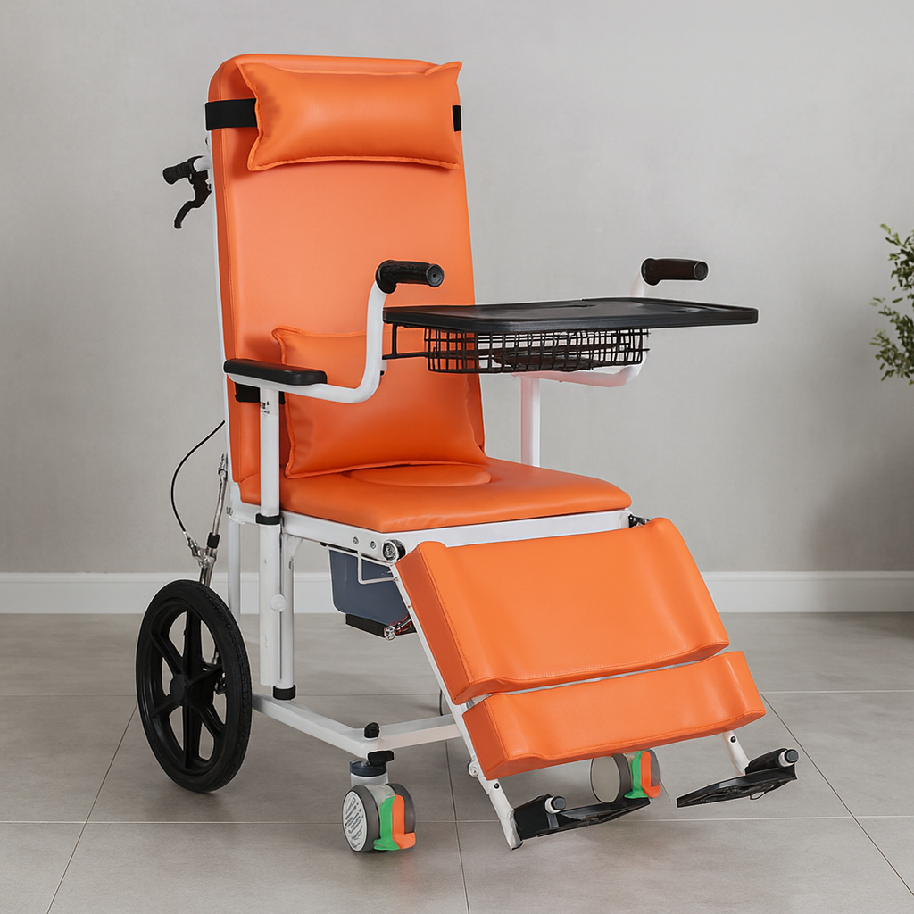 Adjustable Nursing Support Reclining Patient Transfer Chair