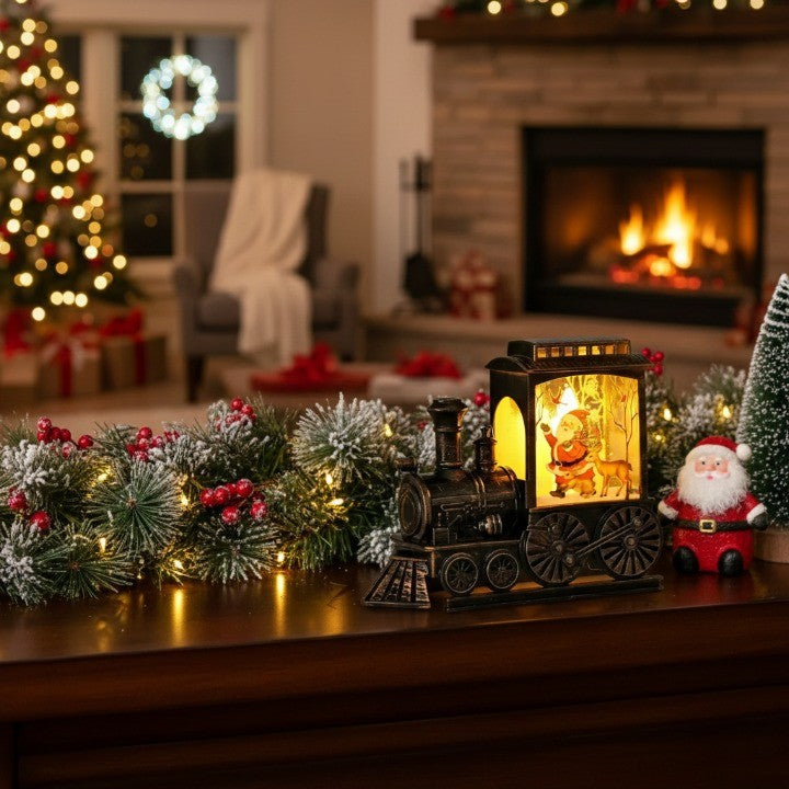 Winter Express Train LED Night Lamp