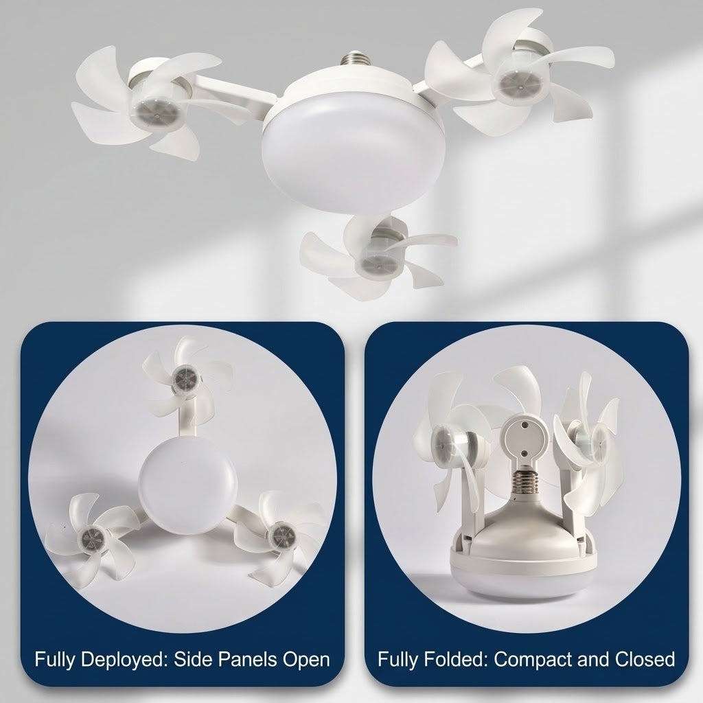 Refreshing Air Ceiling Fan Light