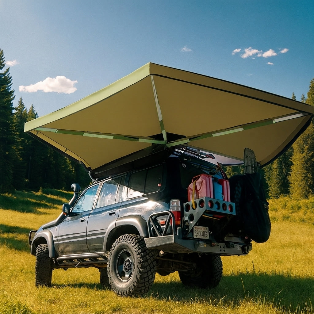 All-Season Camping Retractable Car Roof Sunshade