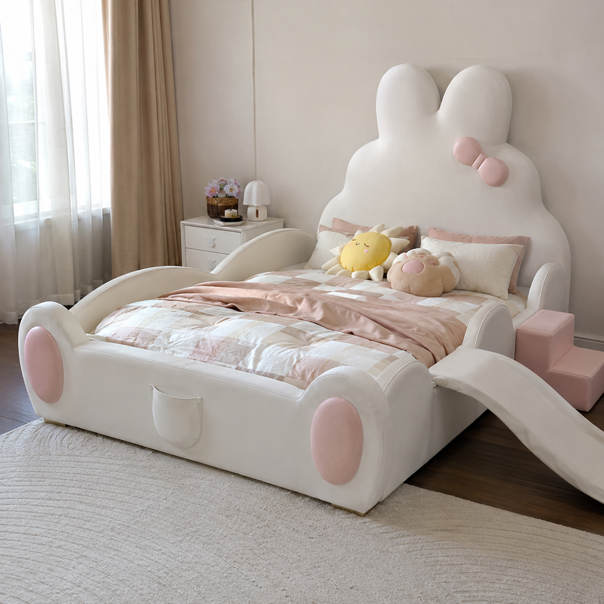 Bunny Dreamland Slide Kids Bed
