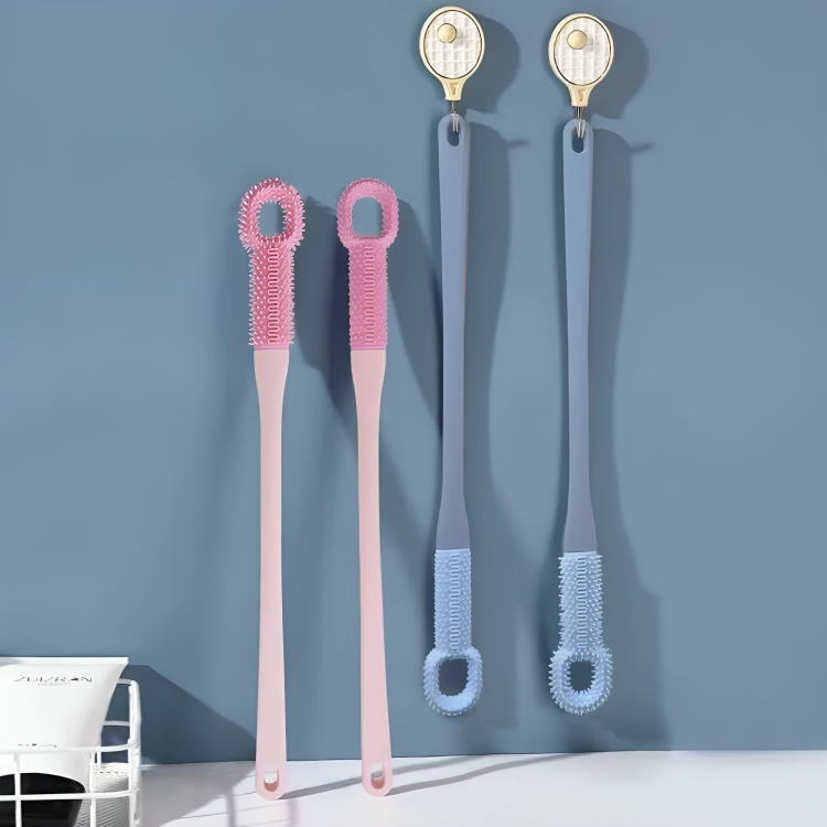 Soft Silicone Foot Spa Long Cleaning Brush