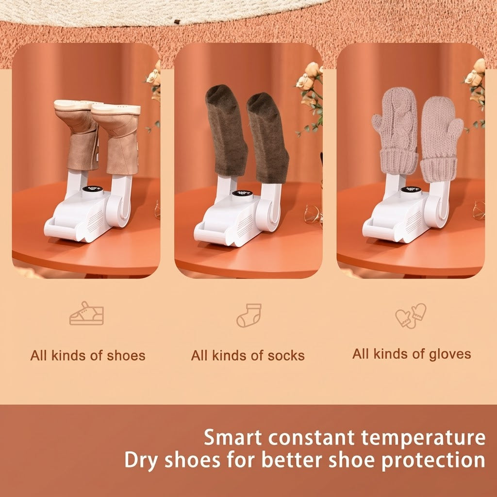 Boot & Go Quick-Heat Foldable Shoe Dryer