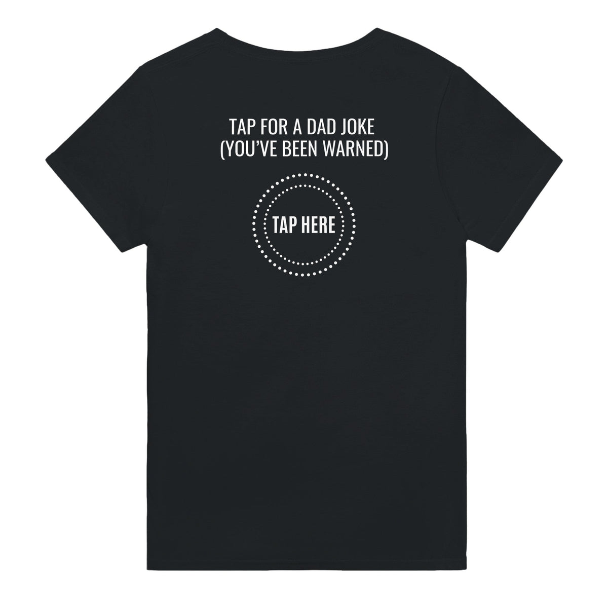 Tap For a Dad Joke Funny Cotton T-Shirt
