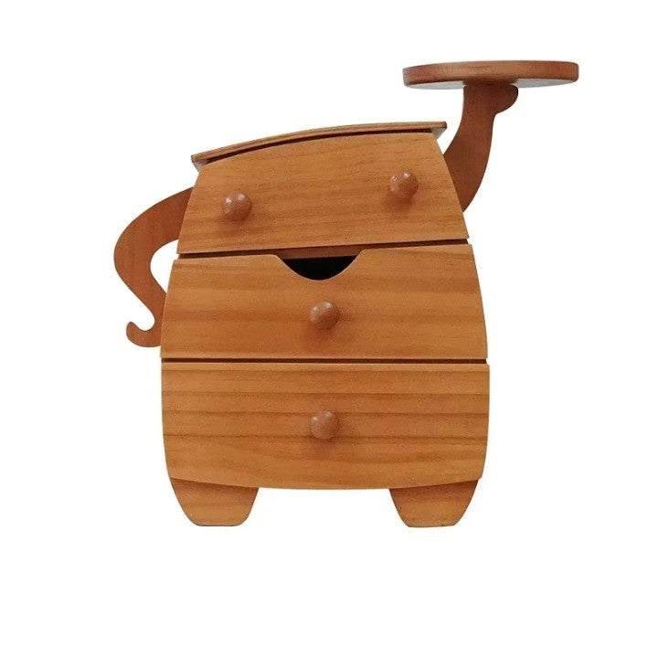 Sassy Wooden Jewelry Mini Storage Box