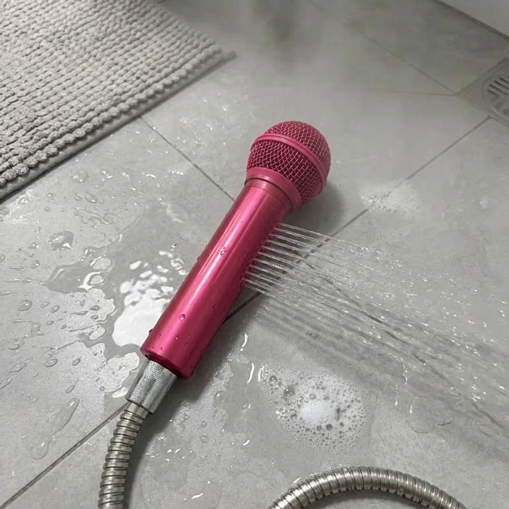 Karaoke Microphone Shower Head
