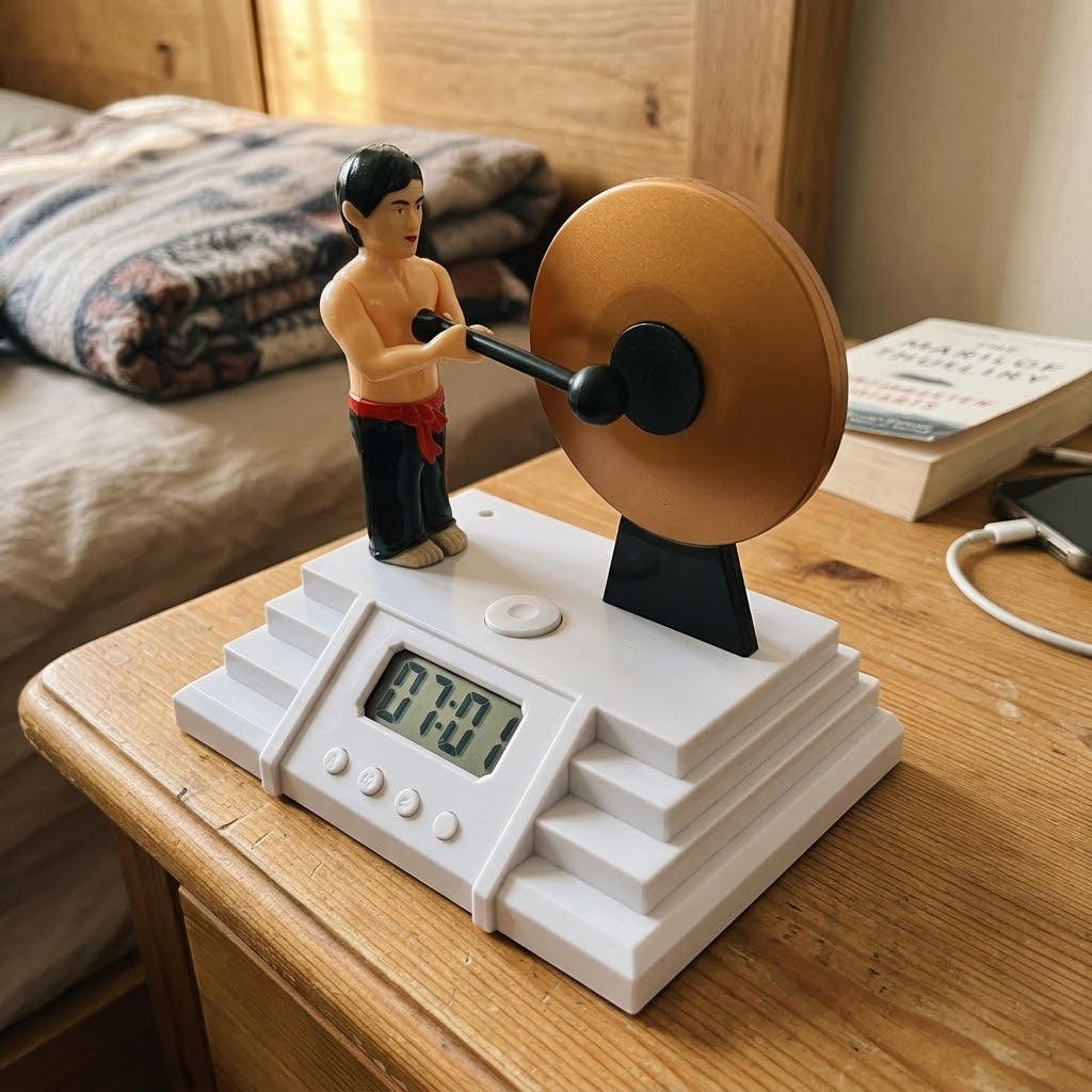 Wake Up Gong Alarm Clock
