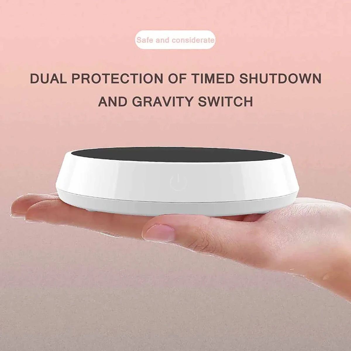 Gravity-Induction Quick Mug Warmer Coaster