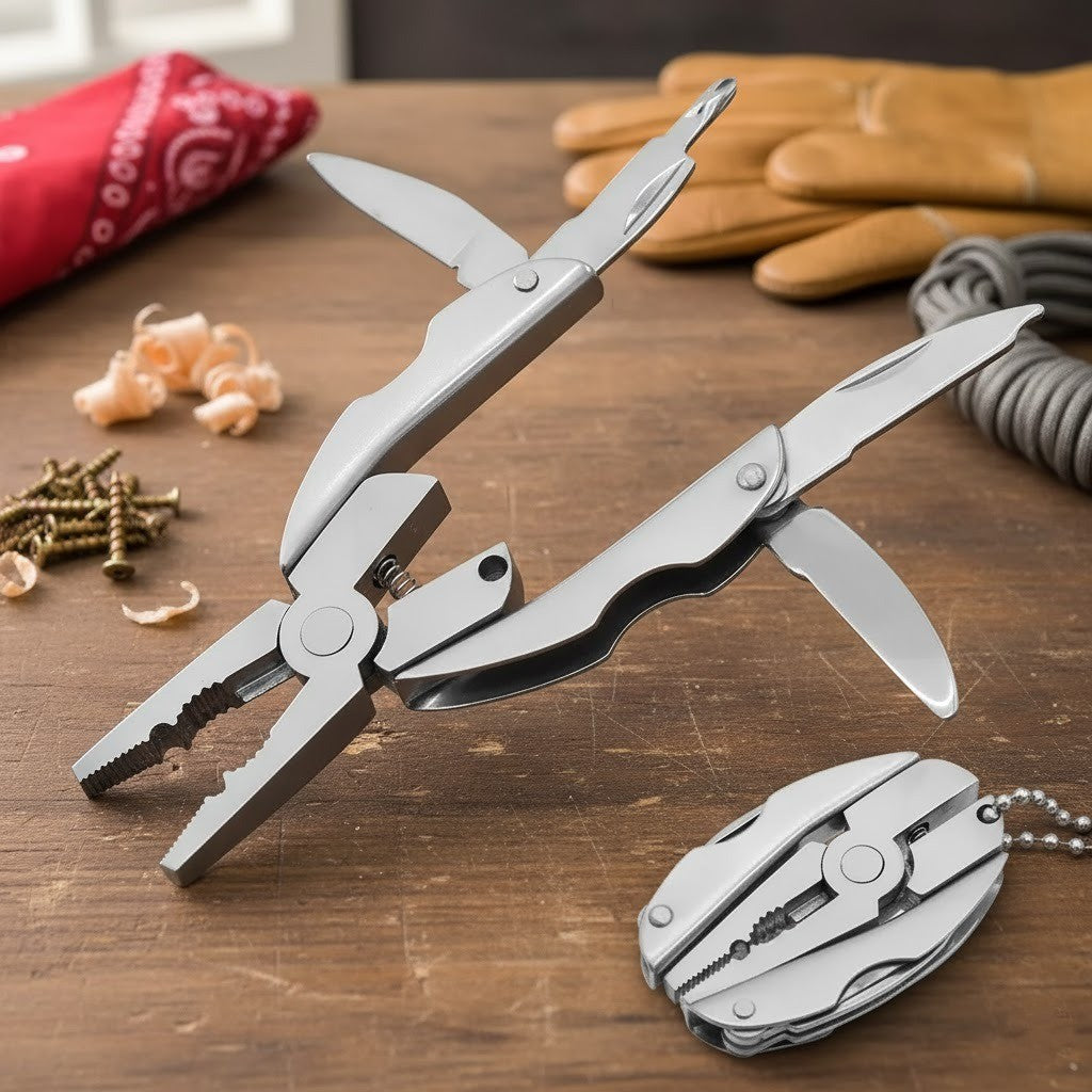 Stainless Edge EDC Multi-Tool Emergency Keychain