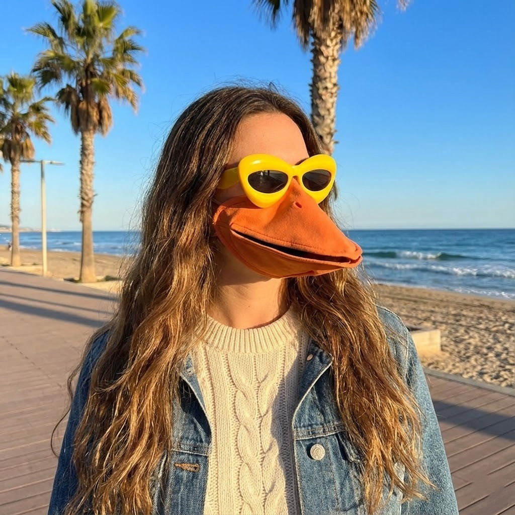 Big Duck Mouth Face Mask