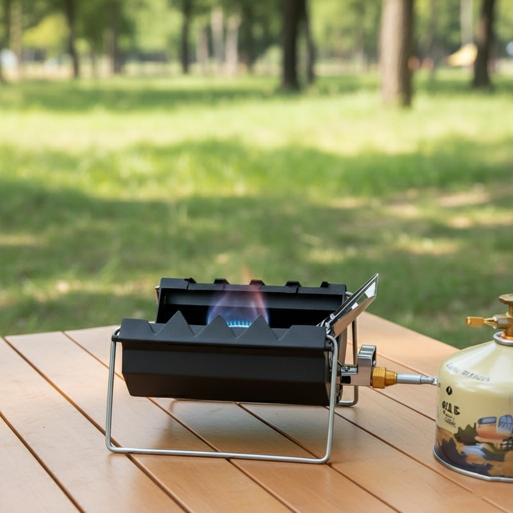 Quick-Fold Camping Gas Stove