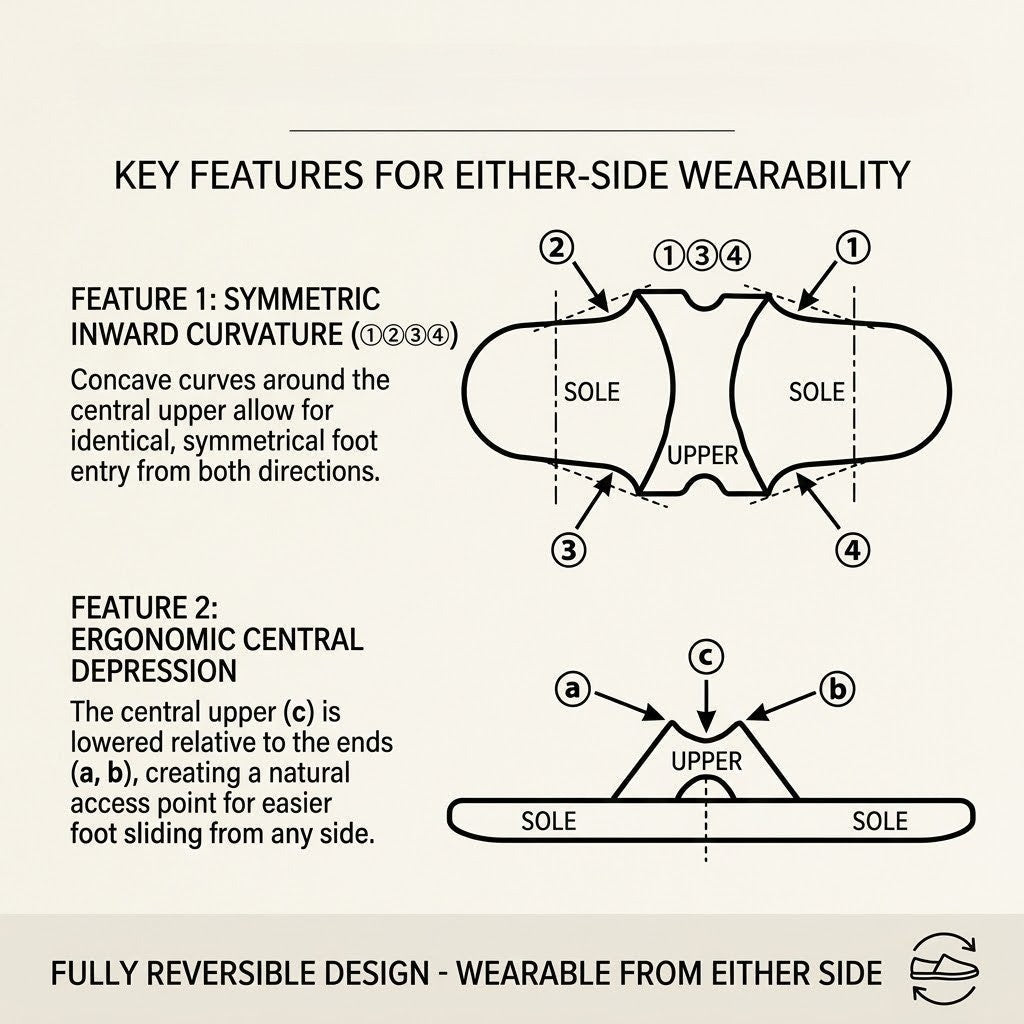 Double-Sided Easy Wear Slippers