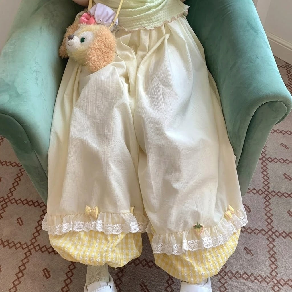 Kawaii Lolita Ruffle Bloomers Pants
