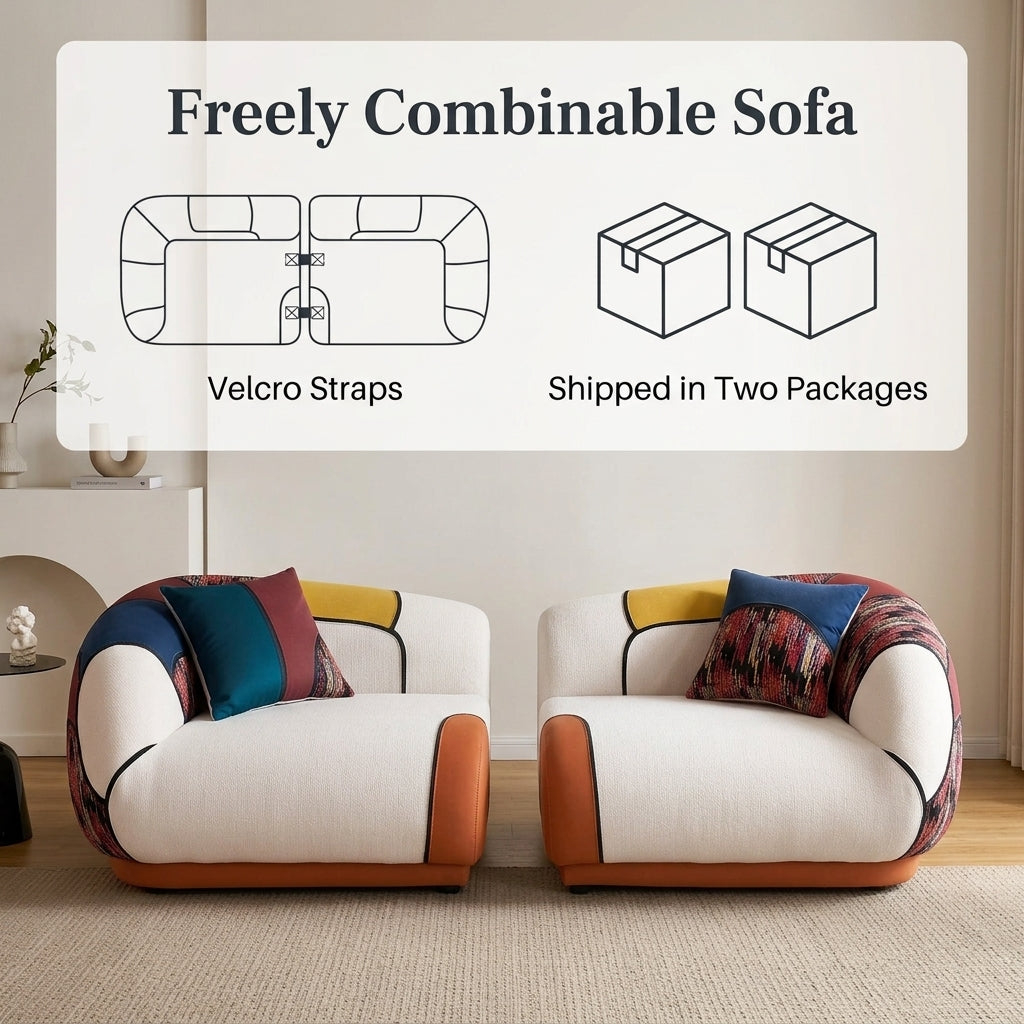 Every Color Patchwork Colorful Lounge Sofa