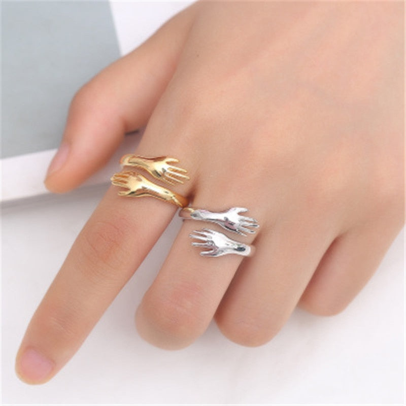 Forever Hug Love Resizable Ring