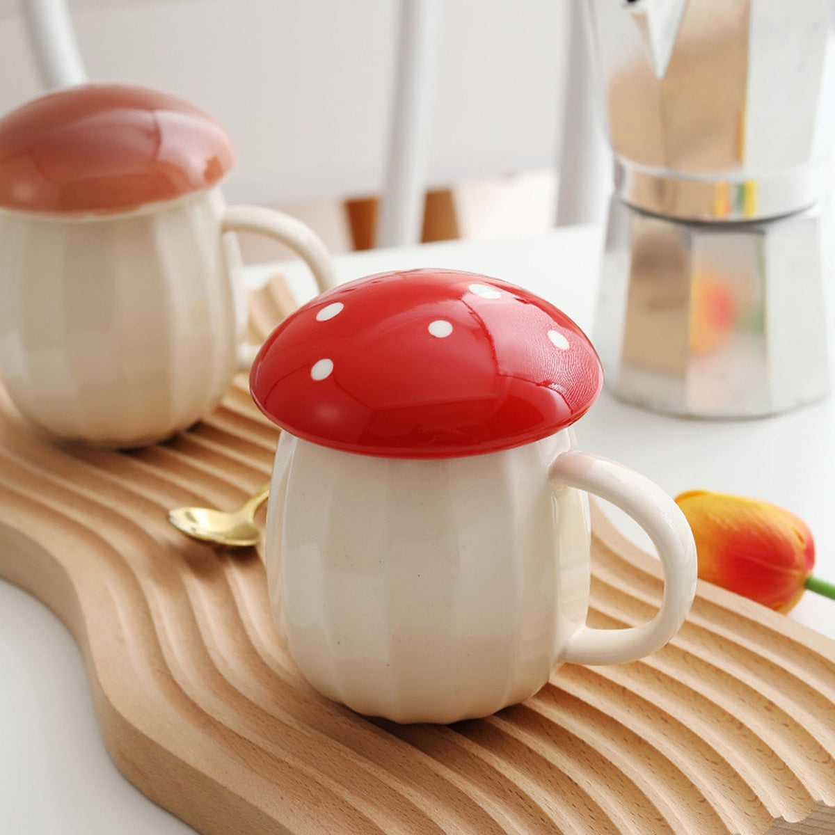 Creative Ceramic Mushroom Mug