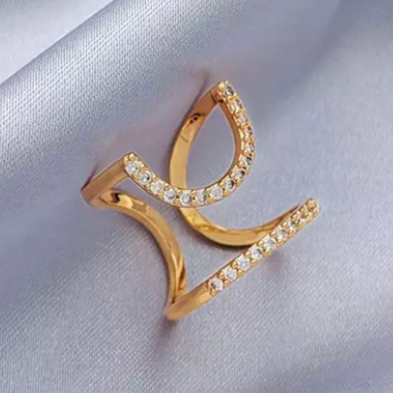 Elegant Fingertip Chic Gothic Slim Metal Nail Rings