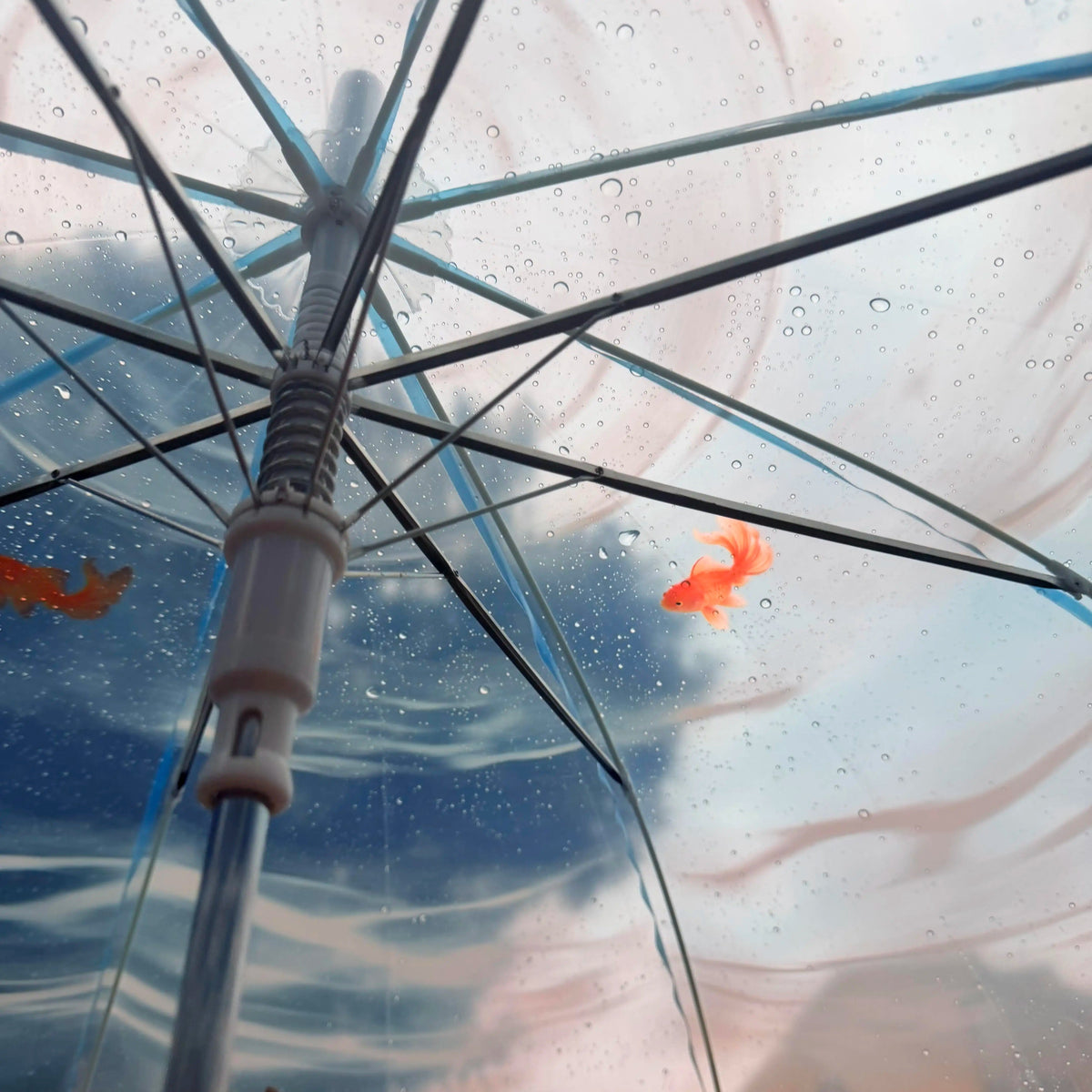 Ocean Window Goldfish Scenic Umbrella