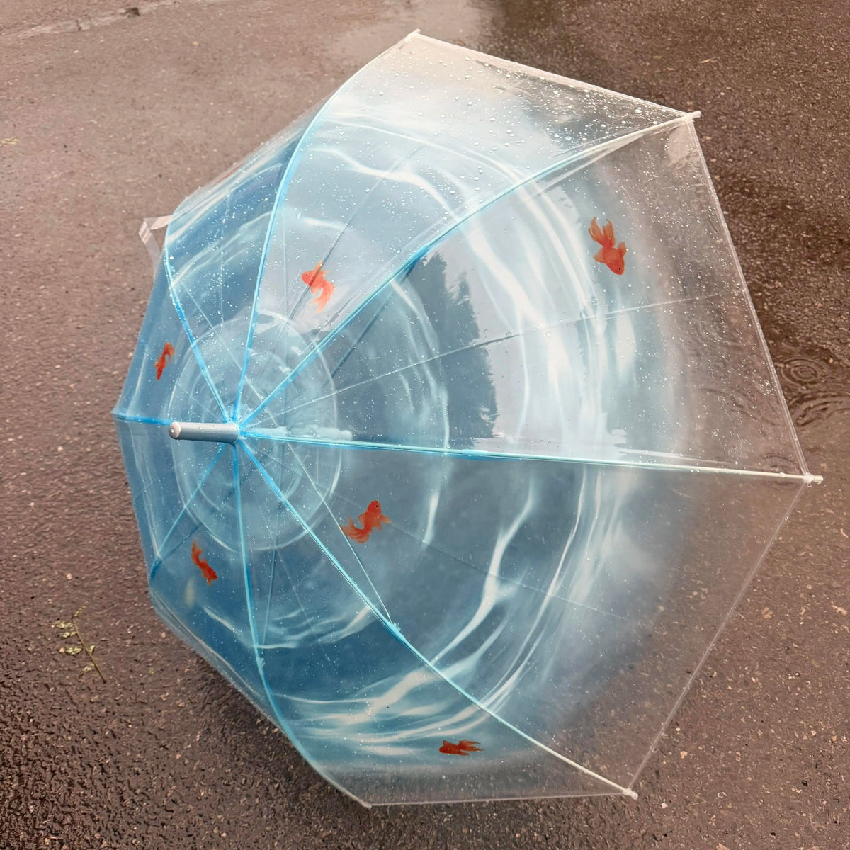 Ocean Window Goldfish Scenic Umbrella