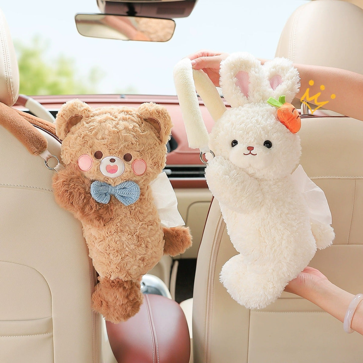 Cuddle Bear Plush Tissue Box