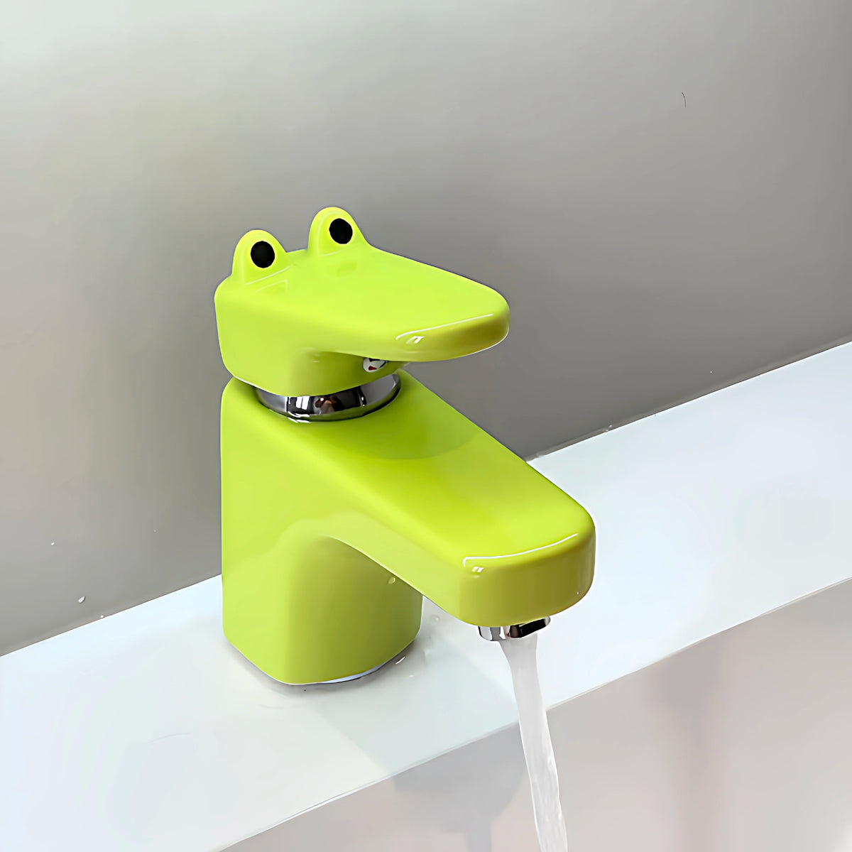 Frog-Shaped Macaron Bathroom Faucet