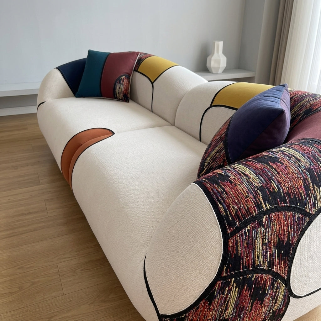 Every Color Patchwork Colorful Lounge Sofa