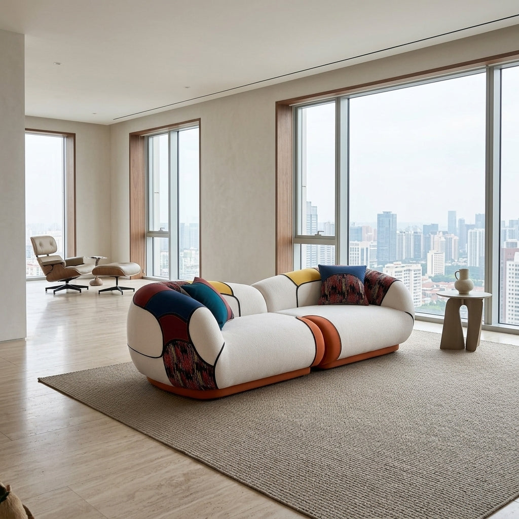 Every Color Patchwork Colorful Lounge Sofa