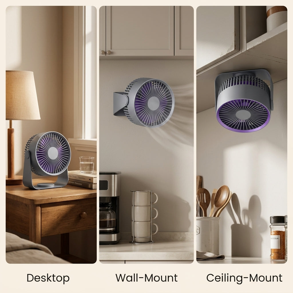 Wireless Portable Quiet Fan Circulator Air Cooler