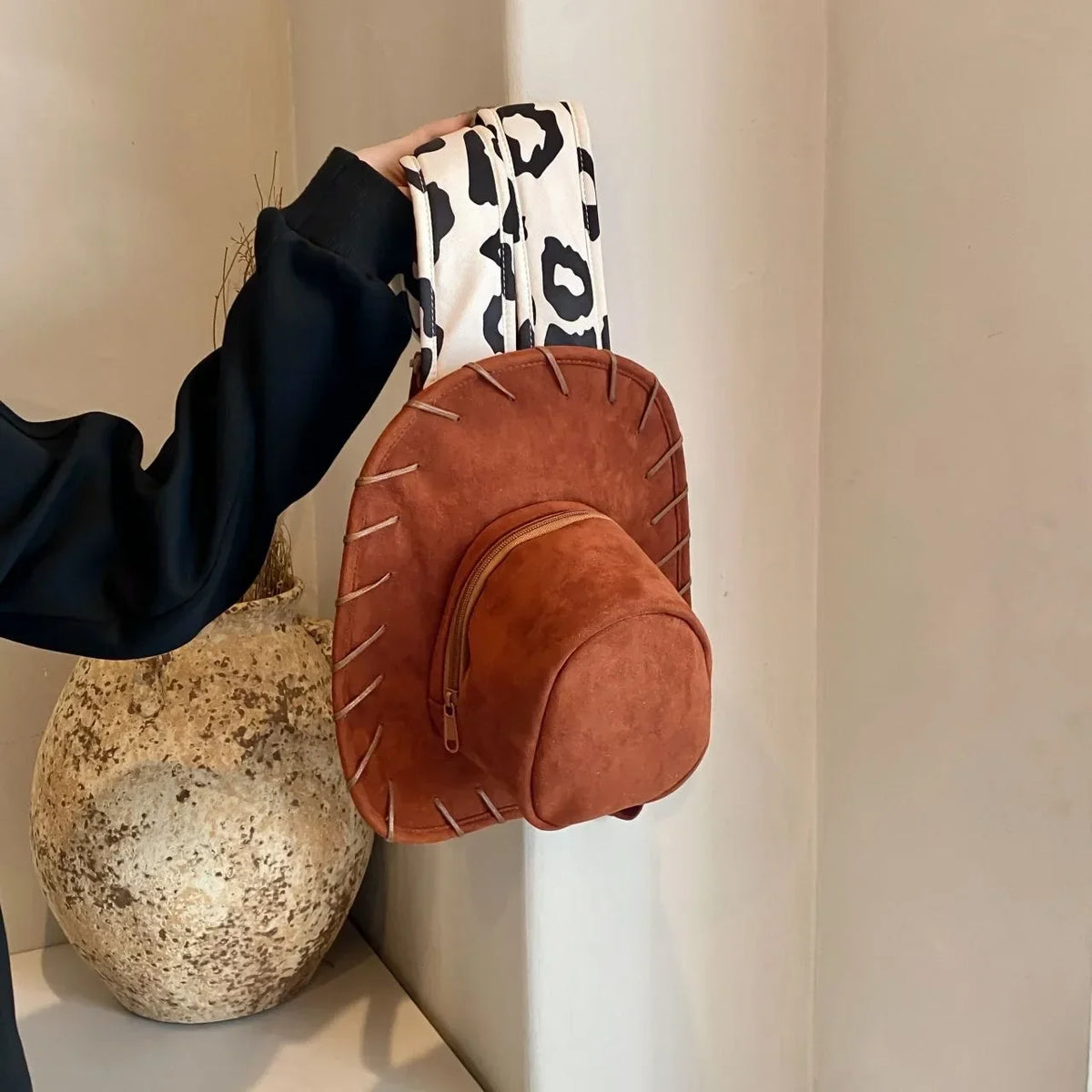 Old Times Cowboy Hat Backpack