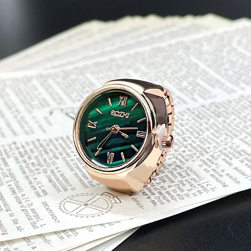 Tiny Tick Everyday Finger Ring Watch