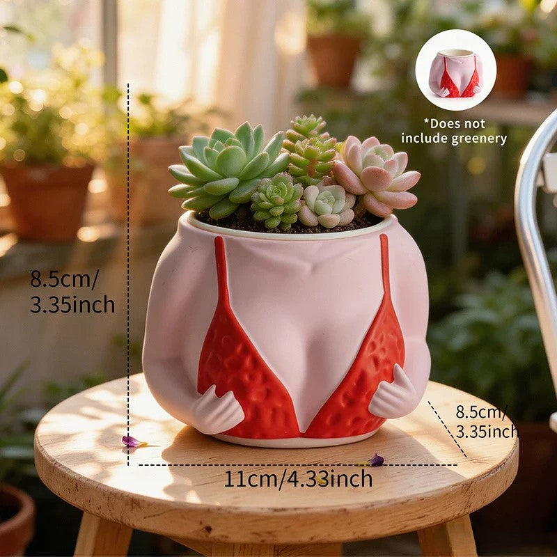 Beach Body Bikini Plant Pot