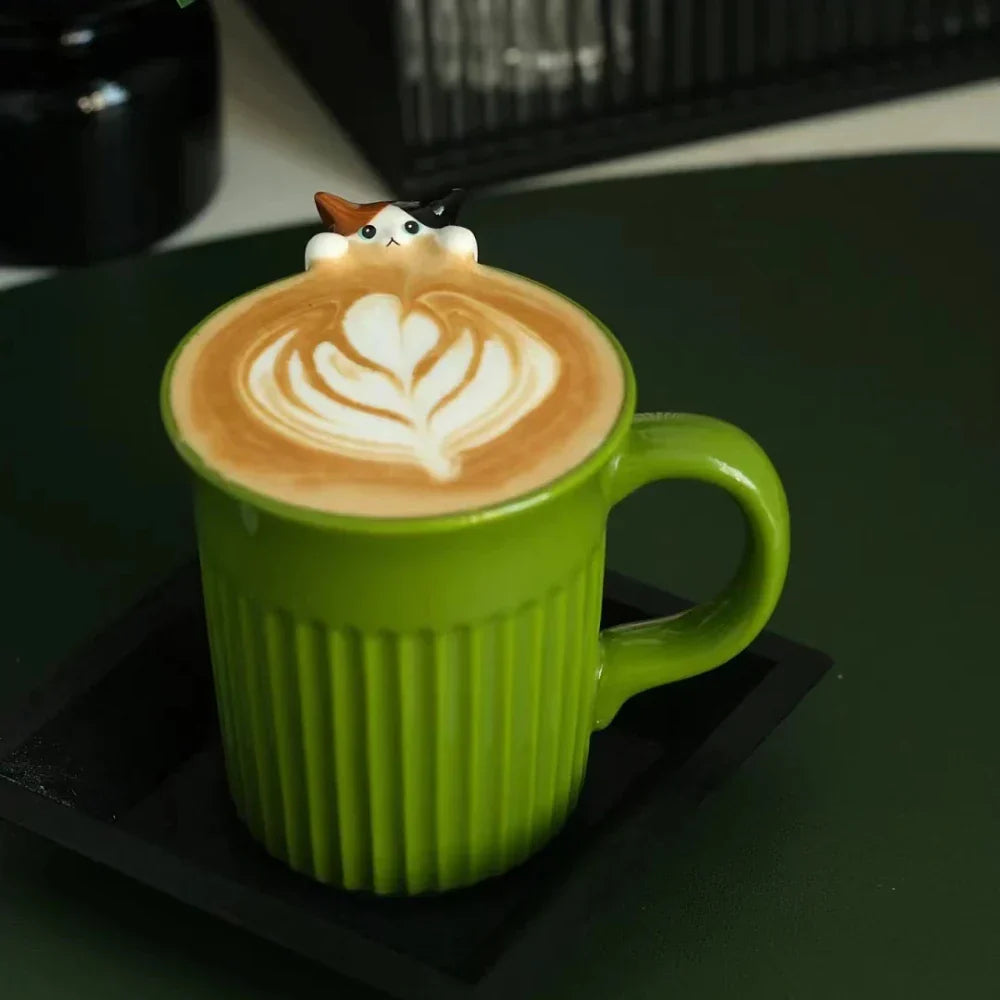 Climbing Cat Coffee Mug