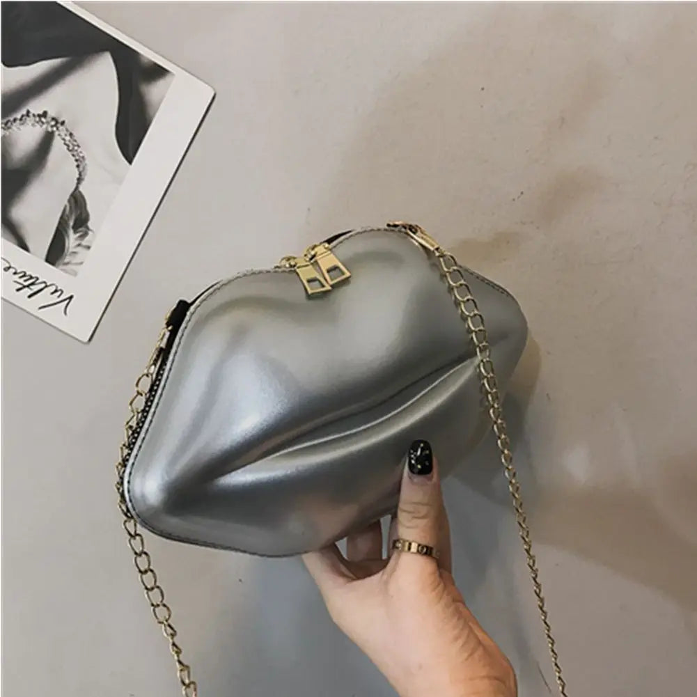Kiss Me Lips Crossbody Bag