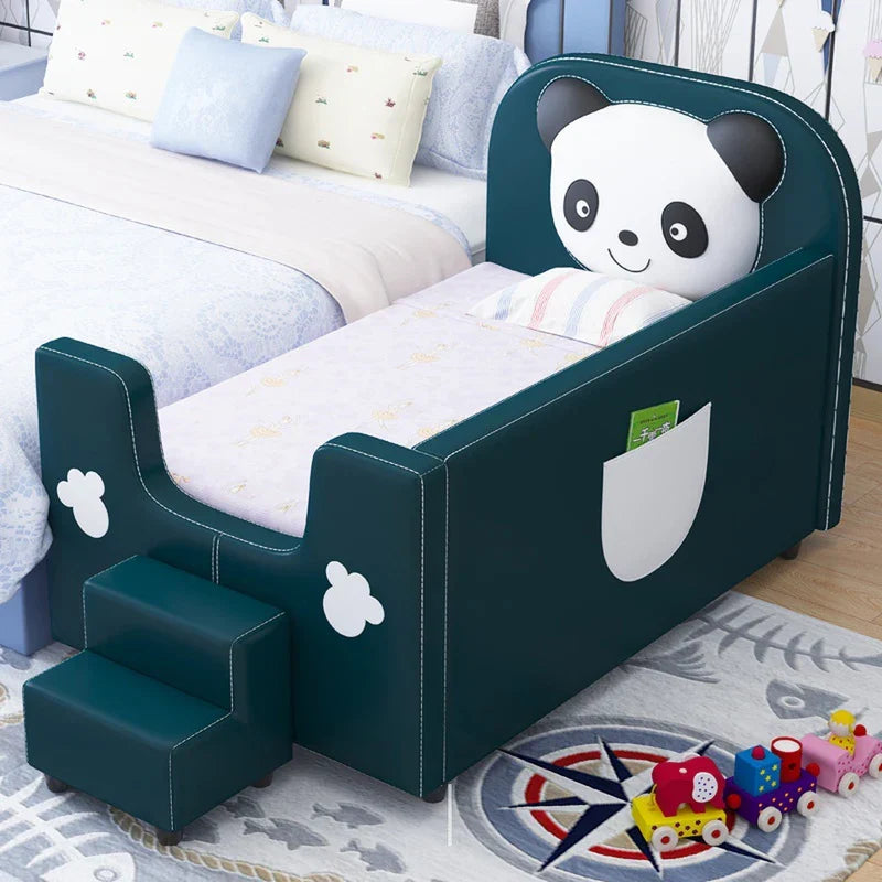 Cute Panda Easy Access Bedside Toddler Bed